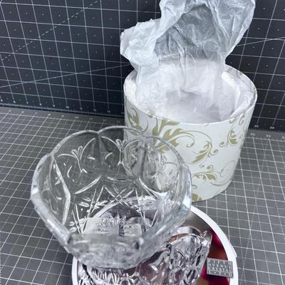 Butterfly Crystal Votive Holder
