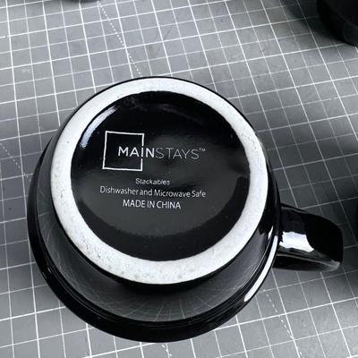 Black Coffee Cups (9) 