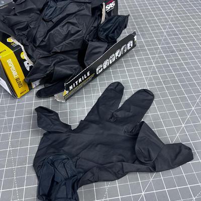 Full Box of Black XL Gloves