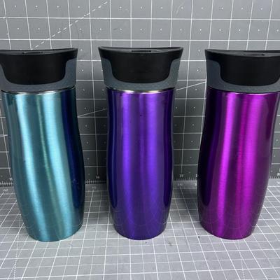 3 CONTIGO Insulated Tumblers