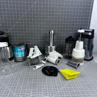 Utensils Items: Sifters, Graders, Fry maker, Choppers, 
