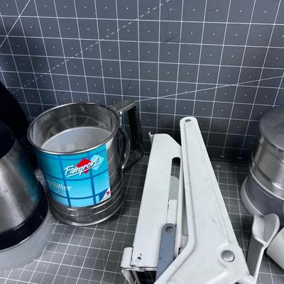 Utensils Items: Sifters, Graders, Fry maker, Choppers, 