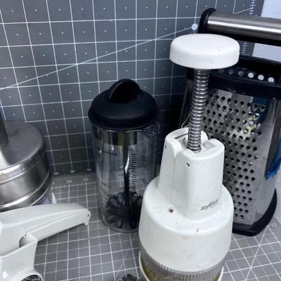 Utensils Items: Sifters, Graders, Fry maker, Choppers, 