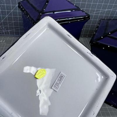 Purple Canister Set with Lids