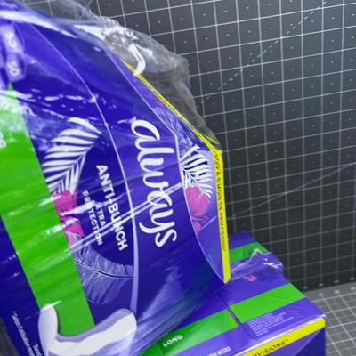 NEW Always Protection, 6 Boxes of 50 each
