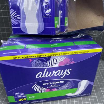 NEW Always Protection, 6 Boxes of 50 each