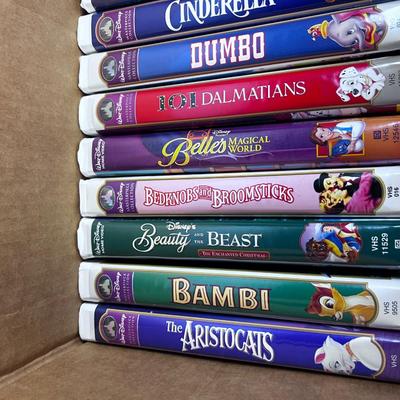 Grouping of VHS DISNEY 