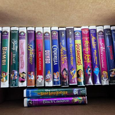 Grouping of VHS DISNEY 