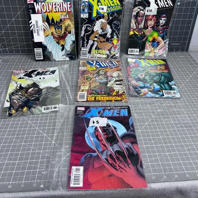 Comics (7) Mixed. X-MEN 