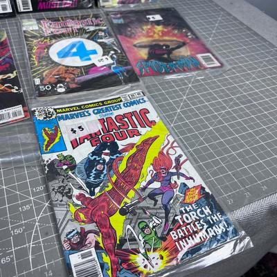 Comics (7) Thor; Fantastic 4, Spider Man.