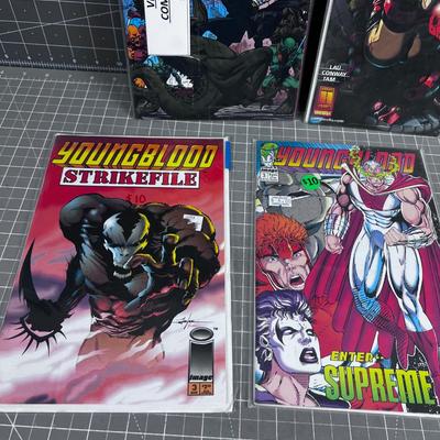 (5) Young Blood Etc. Collectible Comics 