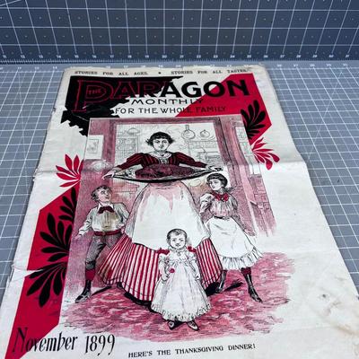 Paragon Monthly Newspaper 1899 