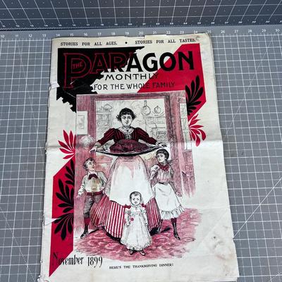 Paragon Monthly Newspaper 1899 