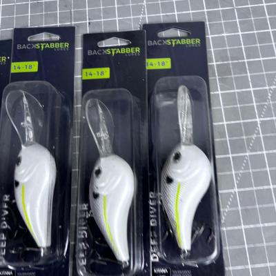Deep Diver Back Stabber Fishing Lure (6) NEW 