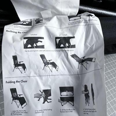 Out Door Chair Lounge Black 