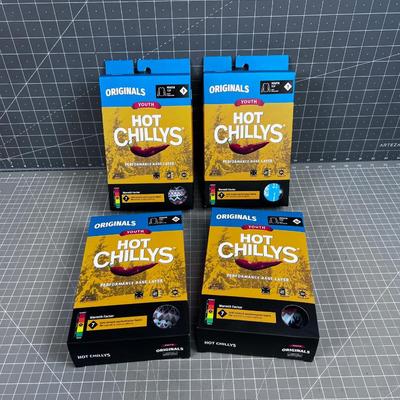 (4) Hot Chilly Tops YOUTH SM & X Small 