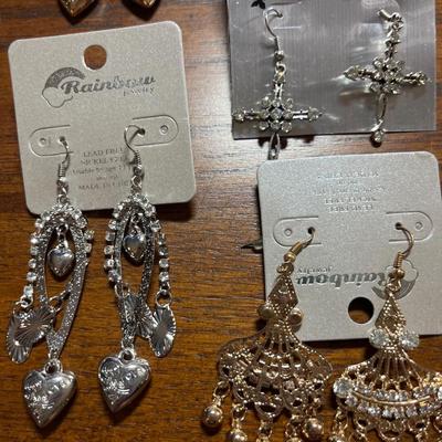 Large group of pierced earrings