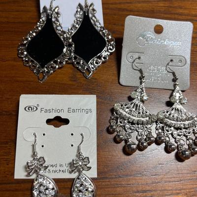 Large group of pierced earrings