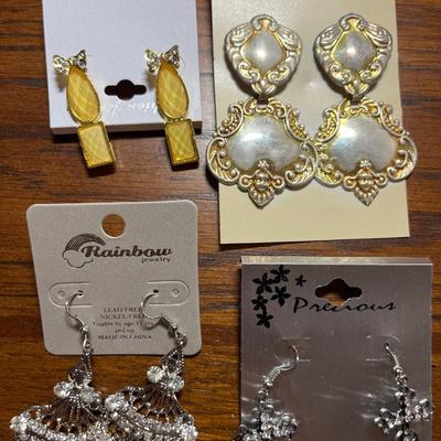 Large group of earrings