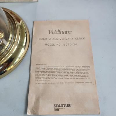 Waltham Anniversary Clock Quartz 6070-24
