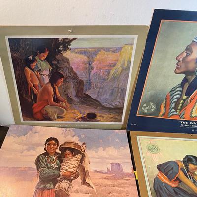 Vintage Sante Fe Calendar Pictures