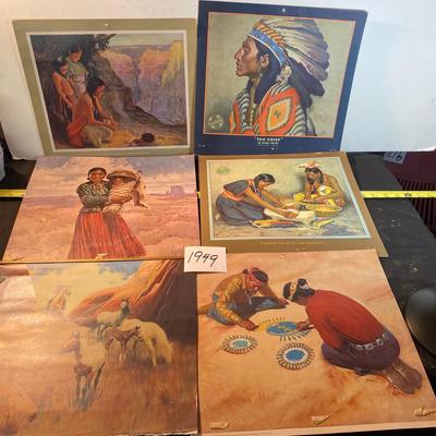 Vintage Sante Fe Calendar Pictures