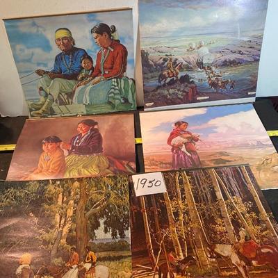 Vintage Santa Fe Calendar Pictures