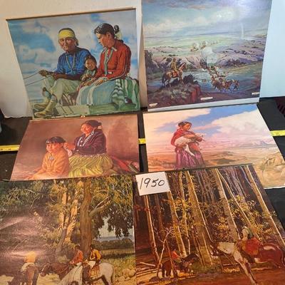 Vintage Santa Fe Calendar Pictures