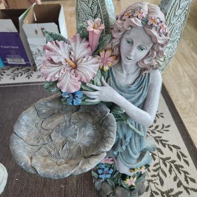 34" Tall Angel Fairy Statue Yard Garden Patio Art