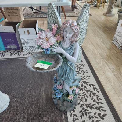 34" Tall Angel Fairy Statue Yard Garden Patio Art