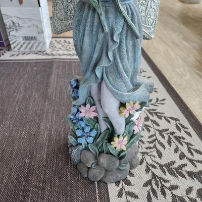 34" Tall Angel Fairy Statue Yard Garden Patio Art