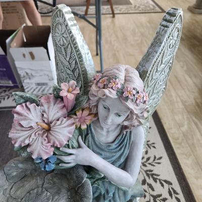 34" Tall Angel Fairy Statue Yard Garden Patio Art