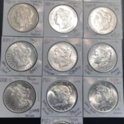 1921-P *Personal Collection* Peace Silver Dollar Lot; Mint State *NO JUNK COINS*