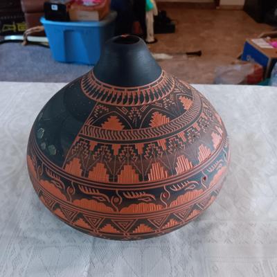 SIGNED NAVAJO CLAY POT