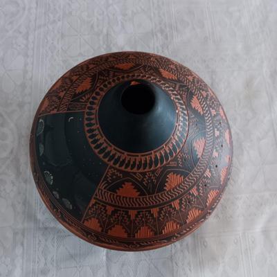 SIGNED NAVAJO CLAY POT