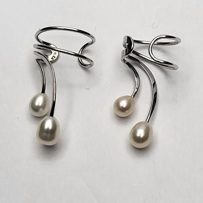 Four Pairs 925 Silver Ear Cuffs
