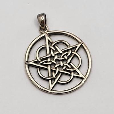 Two Sterling Silver Celtic Pendants 8.8gr