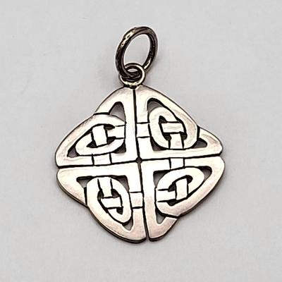 Two Sterling Silver Celtic Pendants 8.8gr