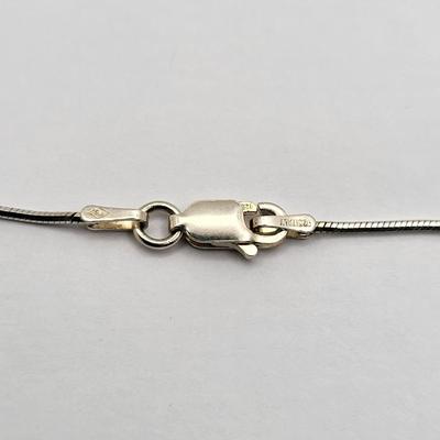 Vintage Silver Filigree Pendant/Brooch Necklace 11gr