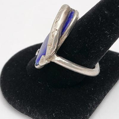 Vintage Blue Lapis Lazuli Ring 13.9gr
