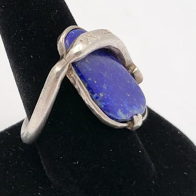 Vintage Blue Lapis Lazuli Ring 13.9gr