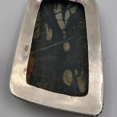 Picasso Jasper Necklace Sterling Silver