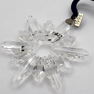 1998 Swarovski Crystal Snowflake Ornament Collectible