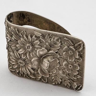 S. Kirk & Sons Repousse Sterling Money Clip 18gr
