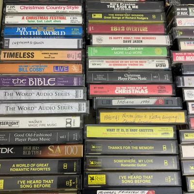 Cassette Tapes Lot