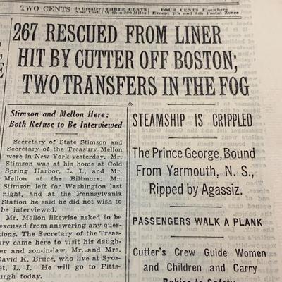 Authentic 1929 New York Times Newspaper