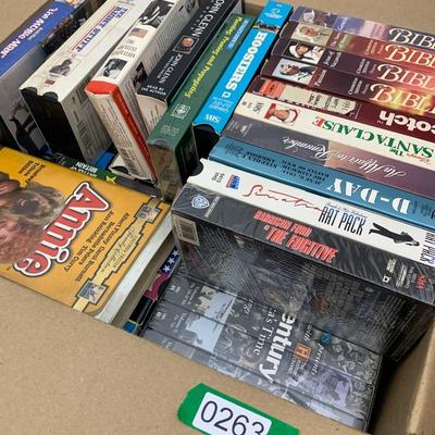 VHS Tapes Lot