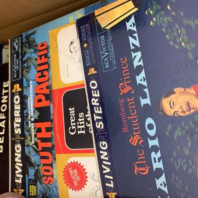 2 Boxes of Assorted Records