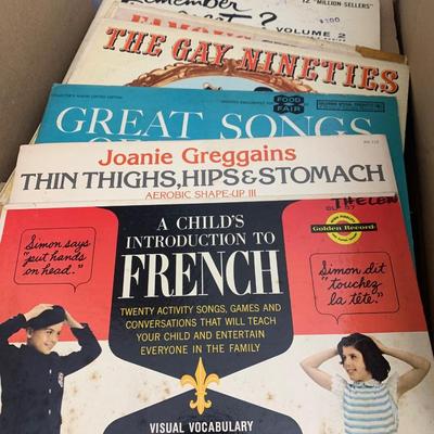 2 Boxes of Assorted Records