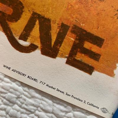 Mid Century Wine Board Posters & More
